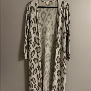 Leopard Print Duster